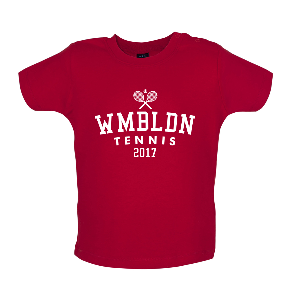 Wmbledon Tennis Baby T Shirt