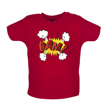 Bam! Word Art Baby T Shirt