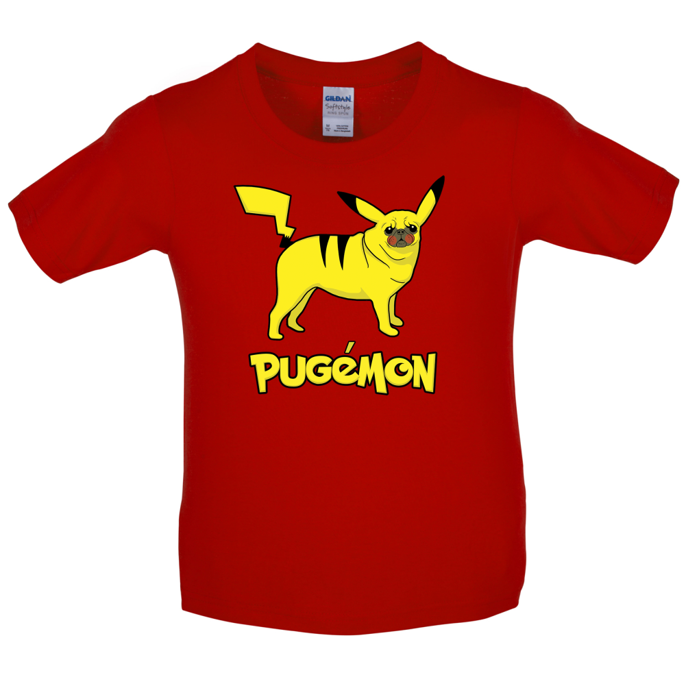 Pugemon Kids T Shirt