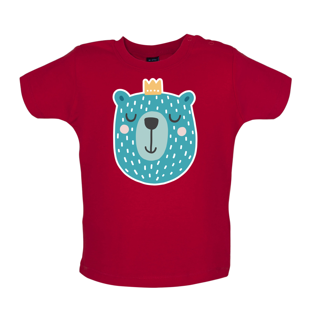 Smiley Face Bear Baby T Shirt
