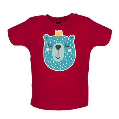 Smiley Face Bear Baby T Shirt