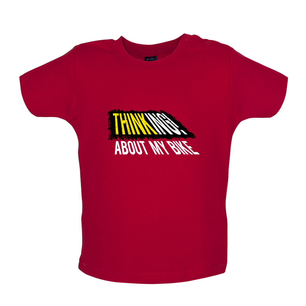 Thinking About My Bike Baby T Shirt