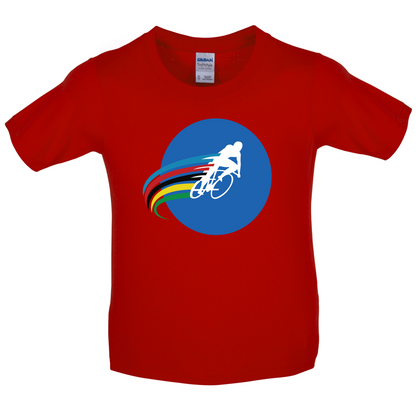 Cycling Stripes Kids T Shirt