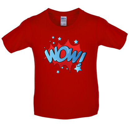 Wow! Word Art Kids T Shirt