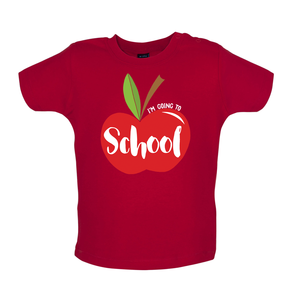 I'm Going To School Baby T Shirt