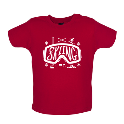 Skiing Goggles Baby T Shirt