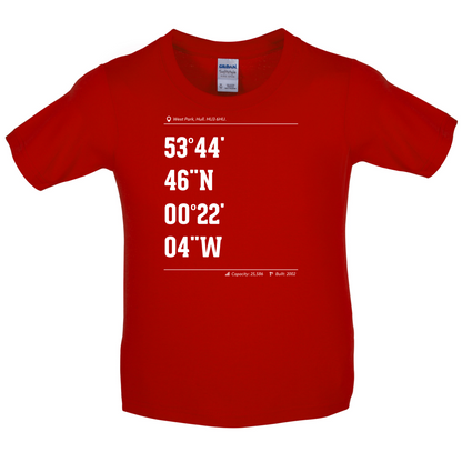 Stadium Coordinates Tigers Kids T Shirt