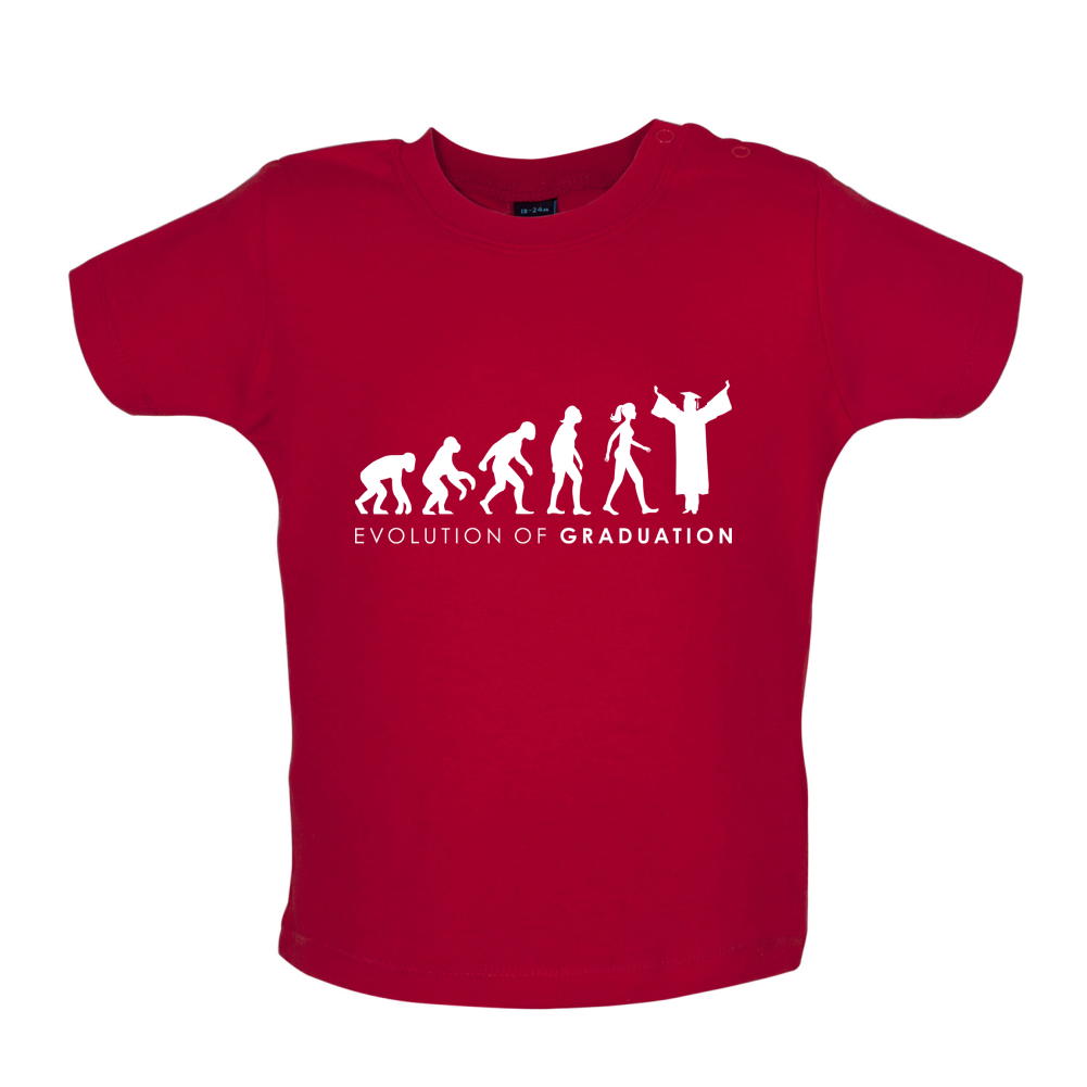 Evolution Of Woman Graduation Baby T Shirt