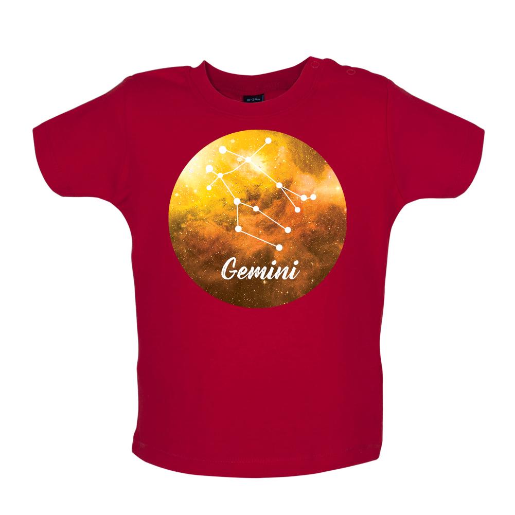 Gemini Sign Baby T Shirt