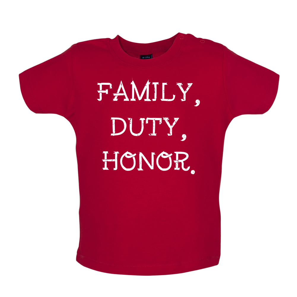 GOT House Saying - Tully Baby T Shirt