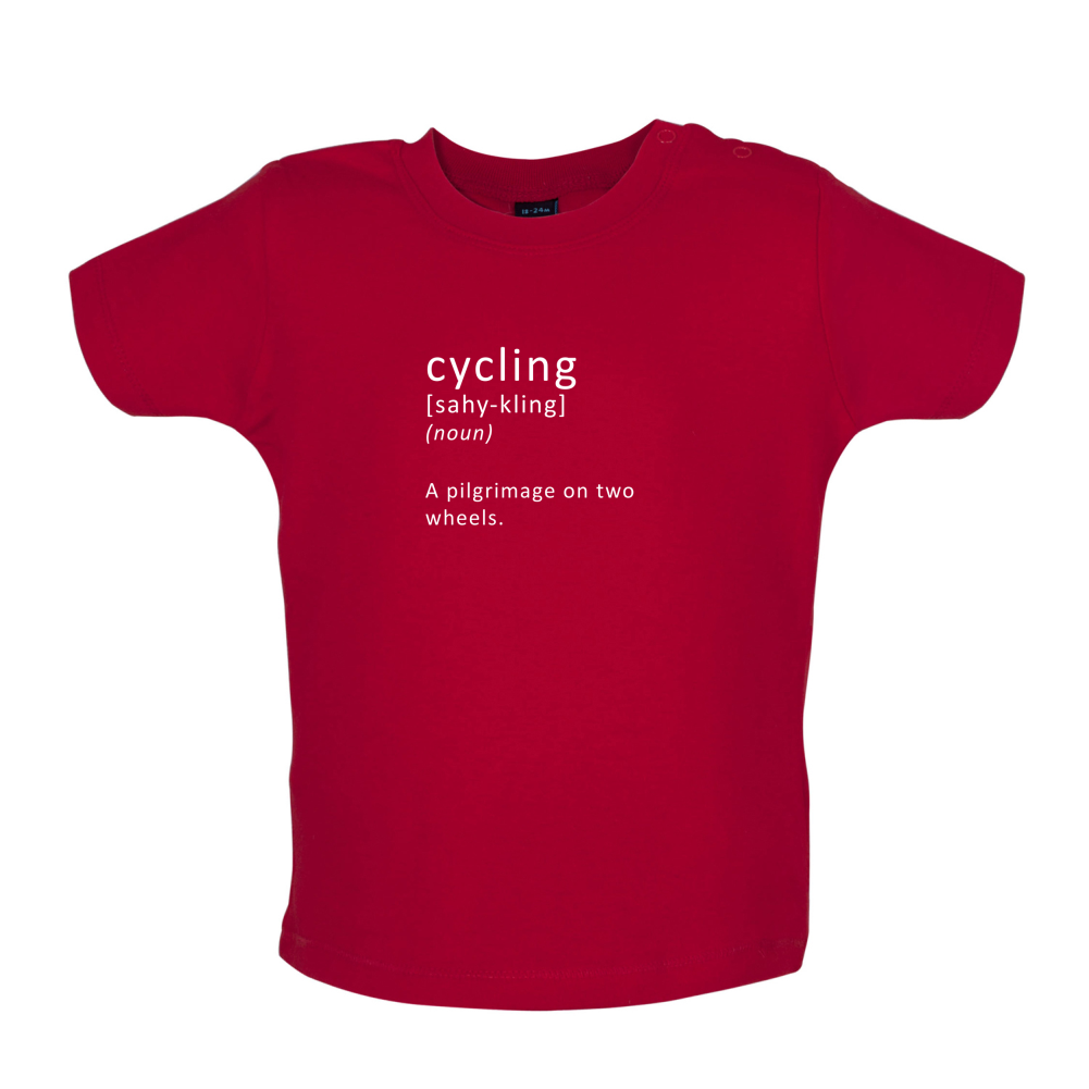Funny Definition Cycling Baby T Shirt