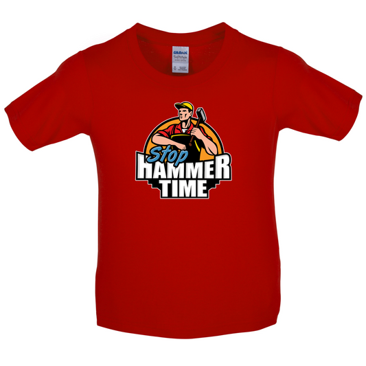 Stop, Hammer Time Kids T Shirt