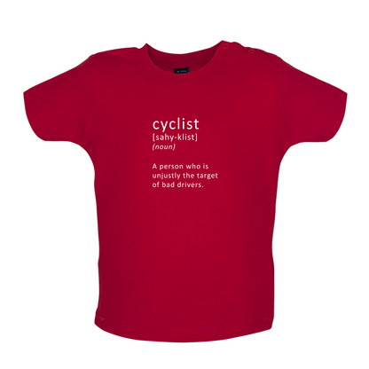 Funny Definition Cyclist Baby T Shirt