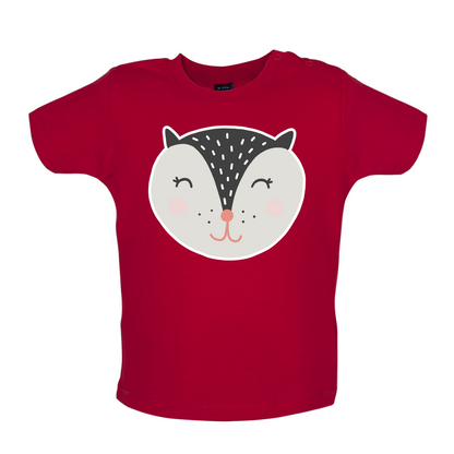 Smiley Face Badger Mrs T Shirt