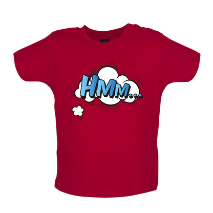 Hmm... Word Art Baby T Shirt