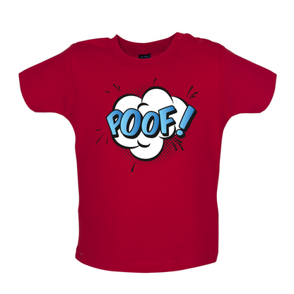 Poof! Word Art Baby T Shirt