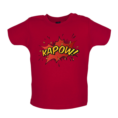 Kapow! Word Art Baby T Shirt
