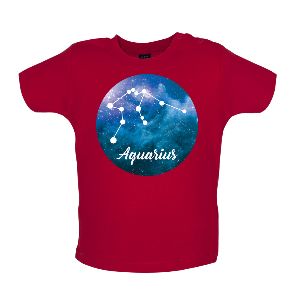Aquarias Sign Baby T Shirt