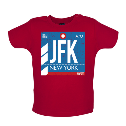 New York Airport Baby T Shirt