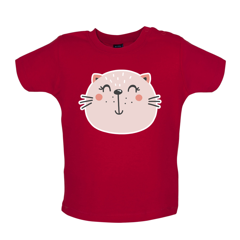 Smiley Face Cat T Shirt