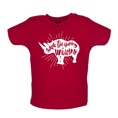 Chubby Unicorns Baby T Shirt