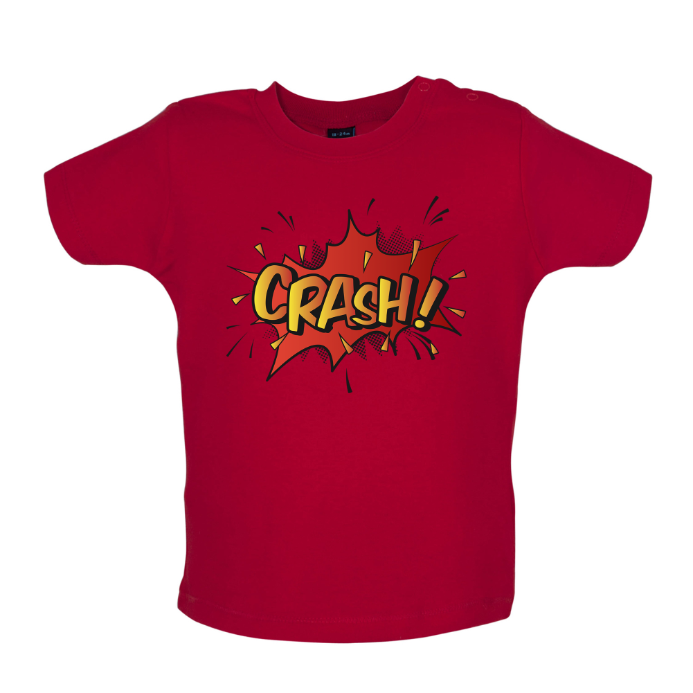 CRASH! Word Art Baby T Shirt