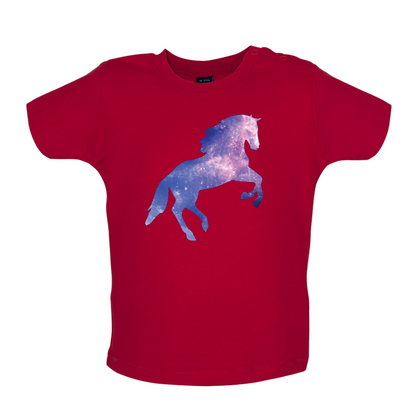Galaxy Horse Baby T Shirt