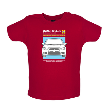 Car Owners Manual Evo Baby T Shirt