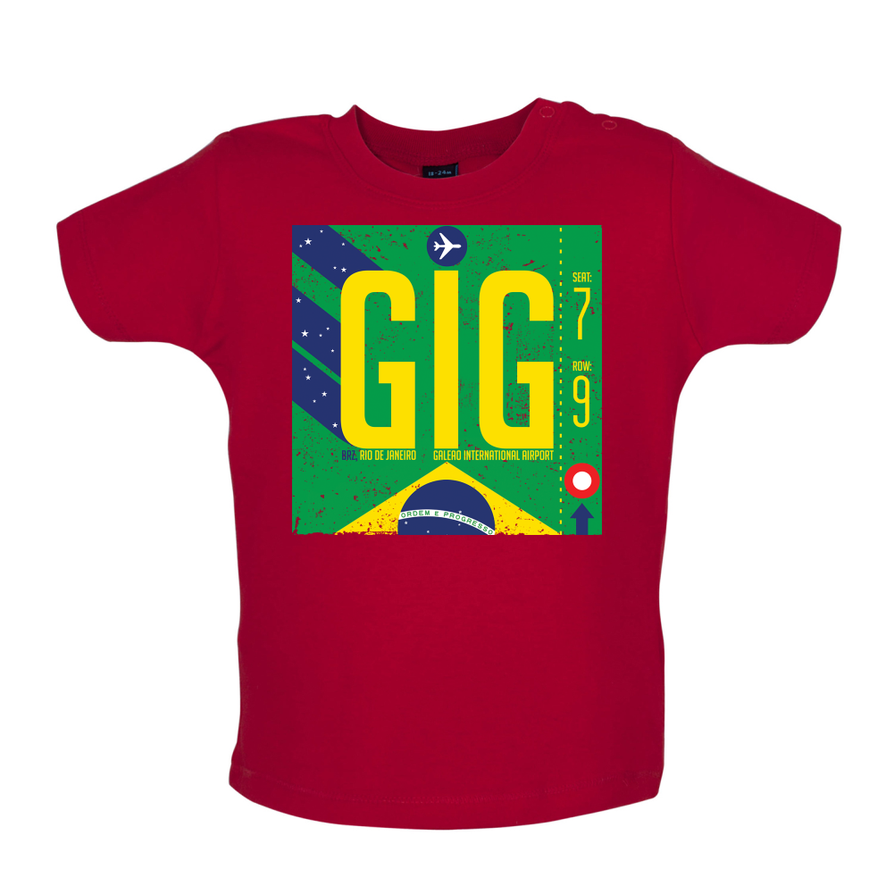 Rio Airport Baby T Shirt