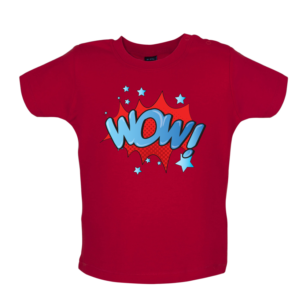 Wow! Word Art Baby T Shirt