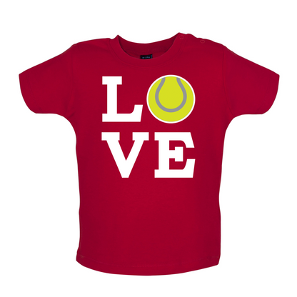 Love Tennis Baby T Shirt