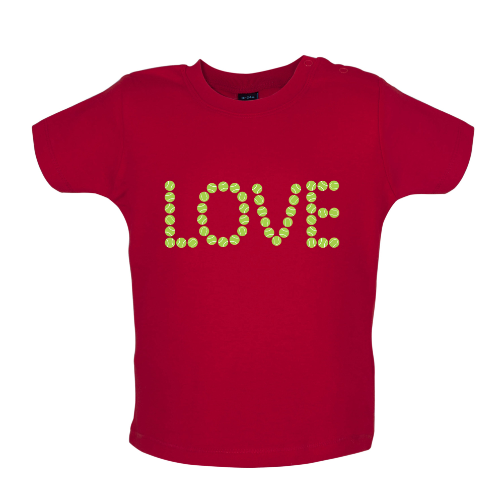 Tennis Love Baby T Shirt