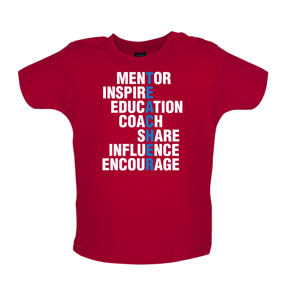 Teacher Quote Baby T Shirt