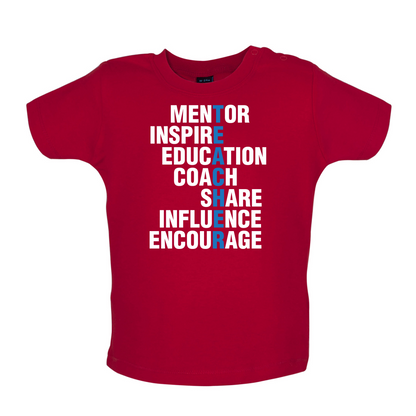 Teacher Quote Baby T Shirt