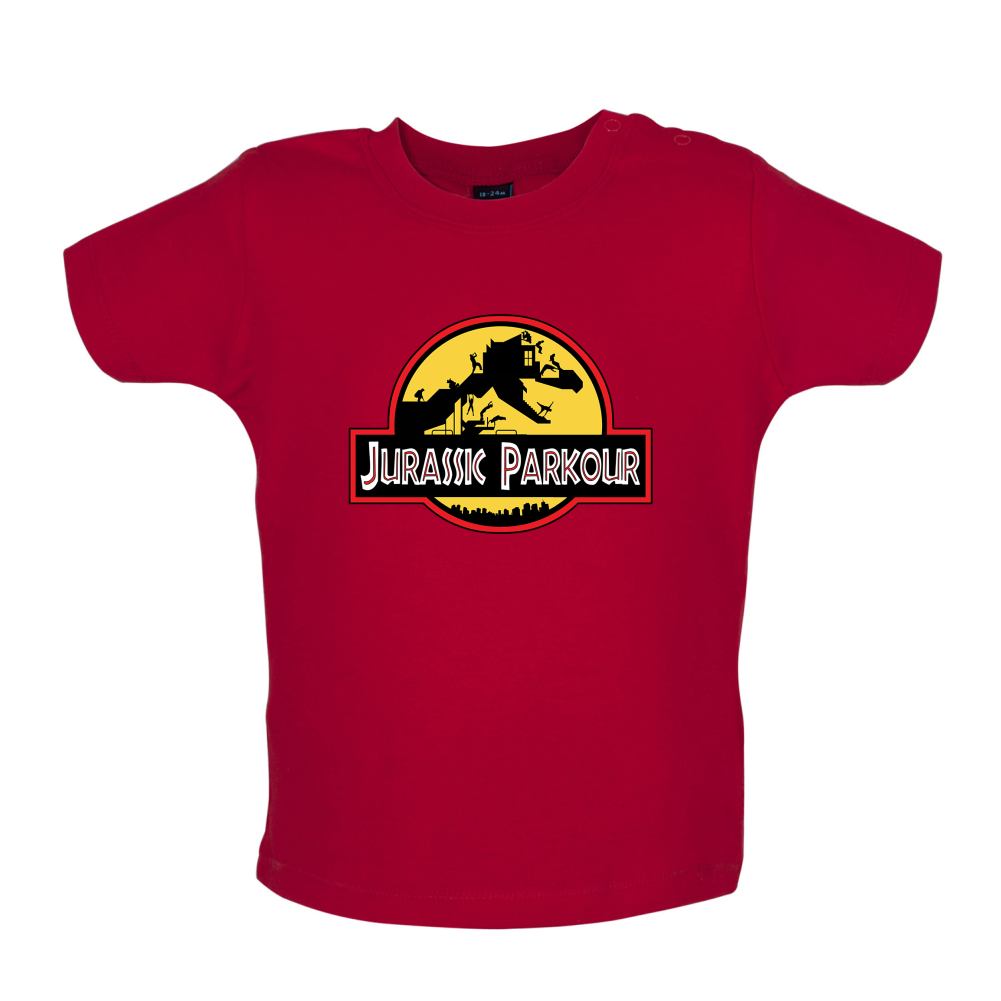 Jurassic Parkour Baby T Shirt