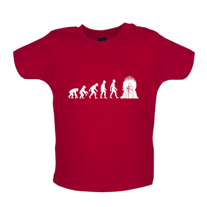Evolution Iron Throne Baby T Shirt