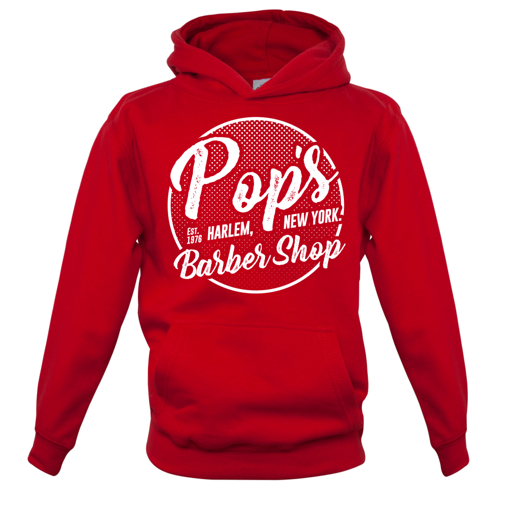 Pop's Barber Shop Kids T Shirt