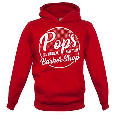 Pop's Barber Shop Kids T Shirt