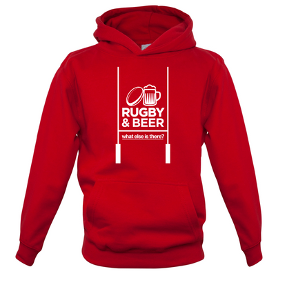 Rugby And Beer Kids T Shirt