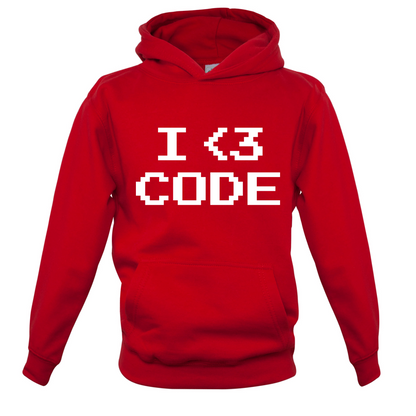 I Heart Code Kids T Shirt
