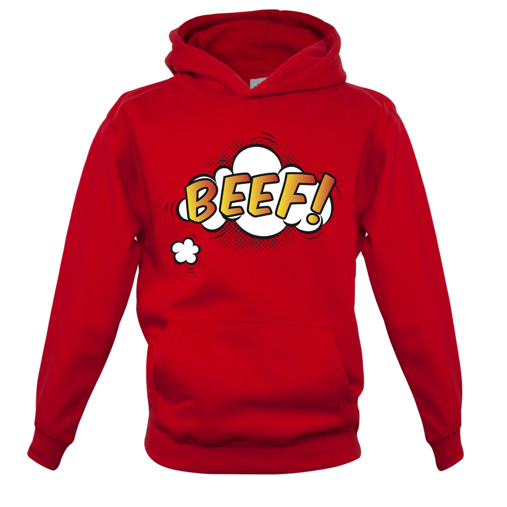 BEEF Word Art Kids T Shirt