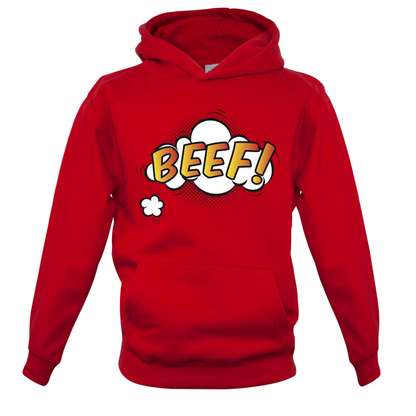 BEEF Word Art Kids T Shirt