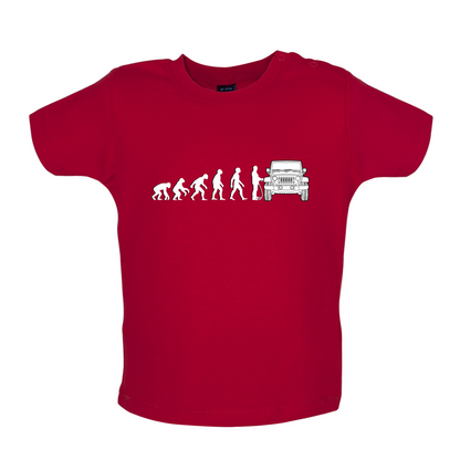 Evolution of Man JK Driver Baby T Shirt