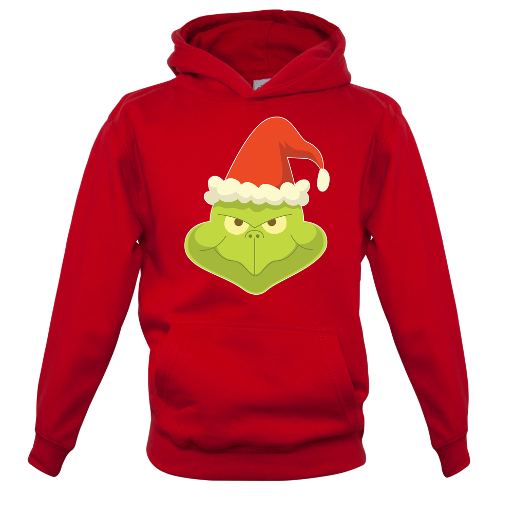 Grinch Face Kids T Shirt