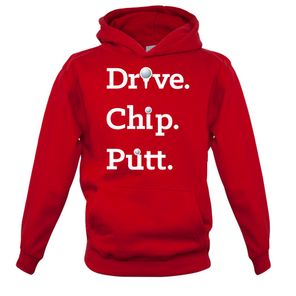 Drive Chip Putt Kids T Shirt