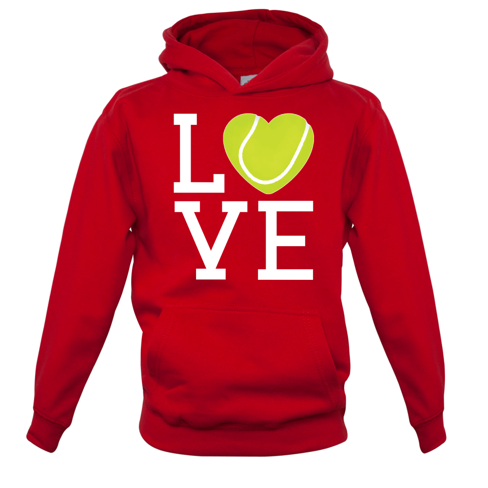 I Love Tennis Kids T Shirt