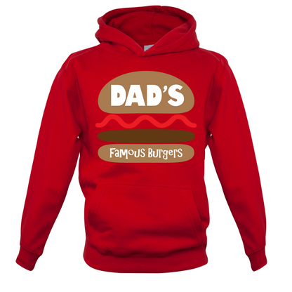 Dad's Famous Burgers Kids T Shirt