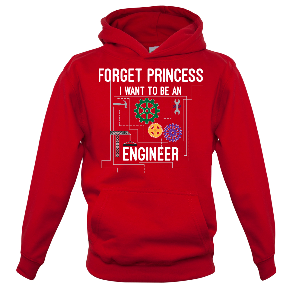 Forget Princess Engineer Kids T Shirt