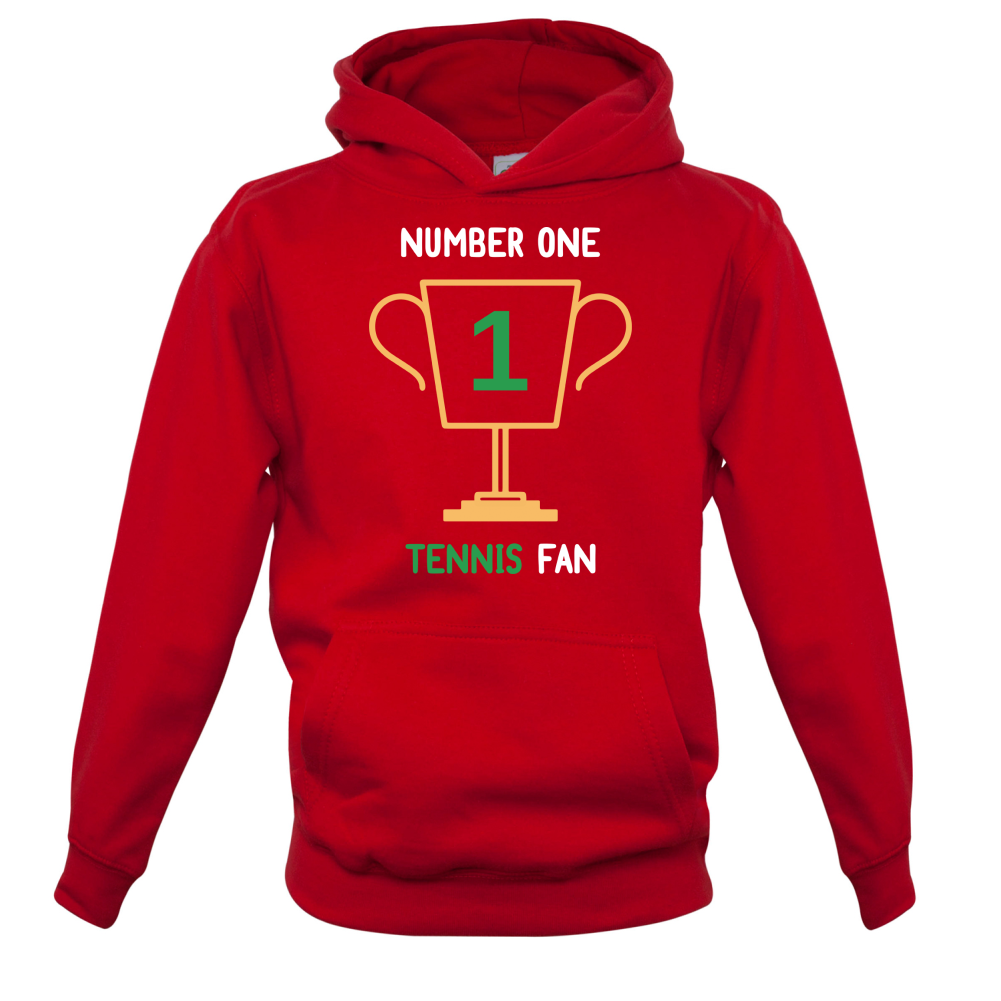 Number 1 Tennis Fan Kids T Shirt