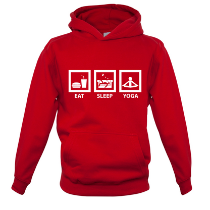Eat Sleep Yoga Kids T Shirt